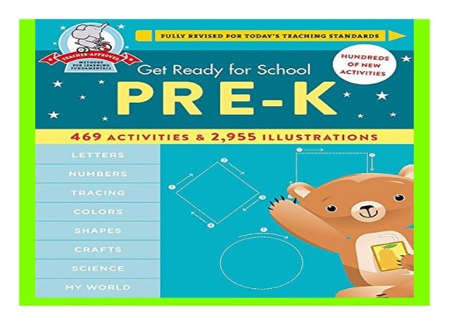 Get Ready For School Pre K Book 458 Get Ready For School Pre K Book 458