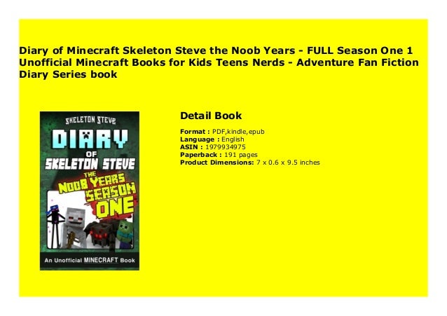 Diary Of Minecraft Skeleton Steve The Noob Years Full Season One 1