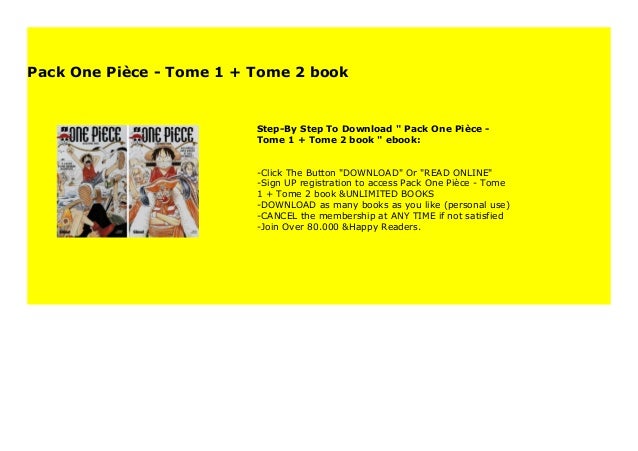 Pack One Pi Ce Tome 1 Tome 2 Book 618 Pack One Pi Ce Tome 1 Tome 2 Book 618