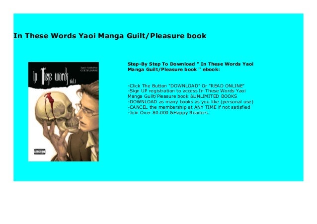 In These Words Yaoi Manga Guilt Pleasure Book 348 In These Words Yaoi Manga Guilt Pleasure Book 348