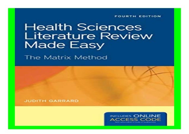 health science literature review made easy