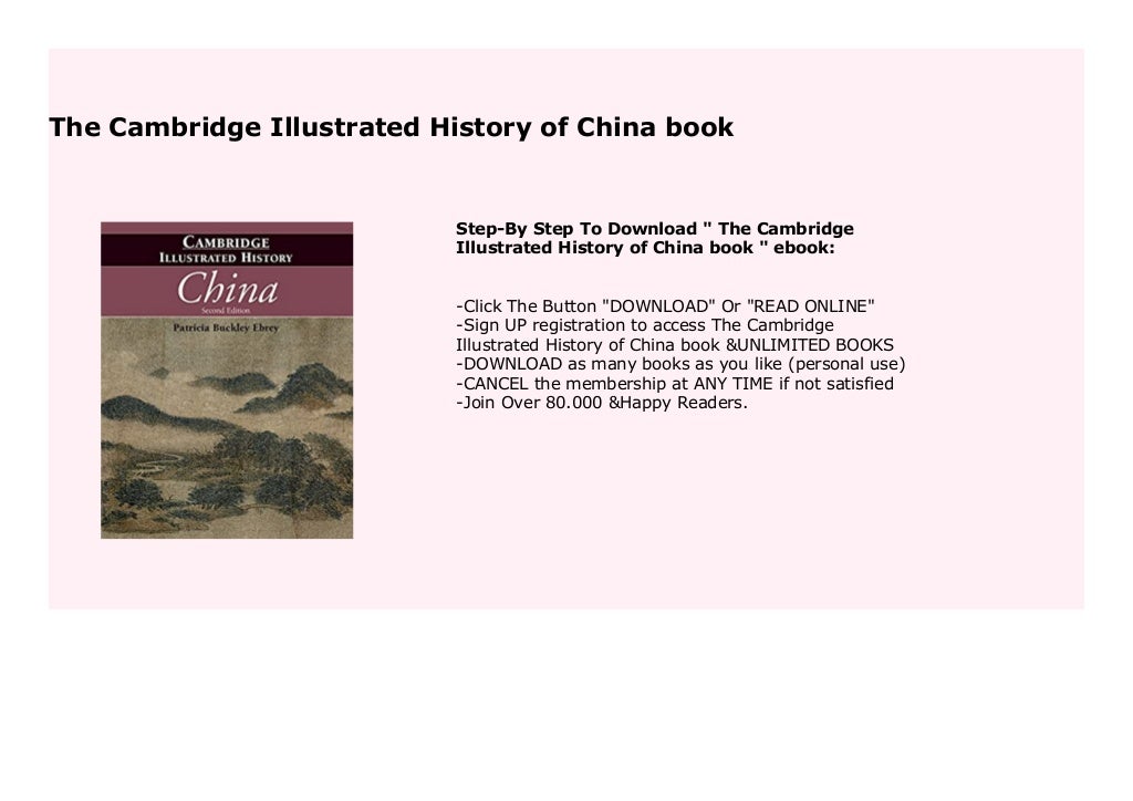 the cambridge illustrated history of china pdf download