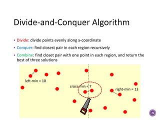 divide and conquer algorithm slides for information and review | PDF