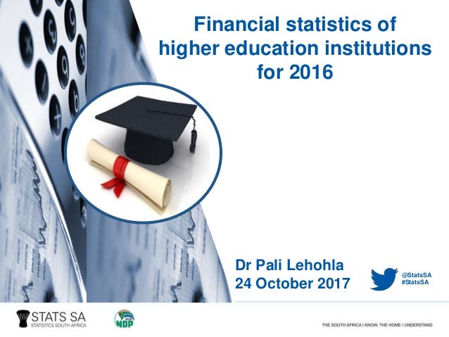 Financial Statistics Of Higher Education Institutions 2016 - 