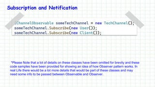 Observer Design Pattern: Implementation in Java | PDF