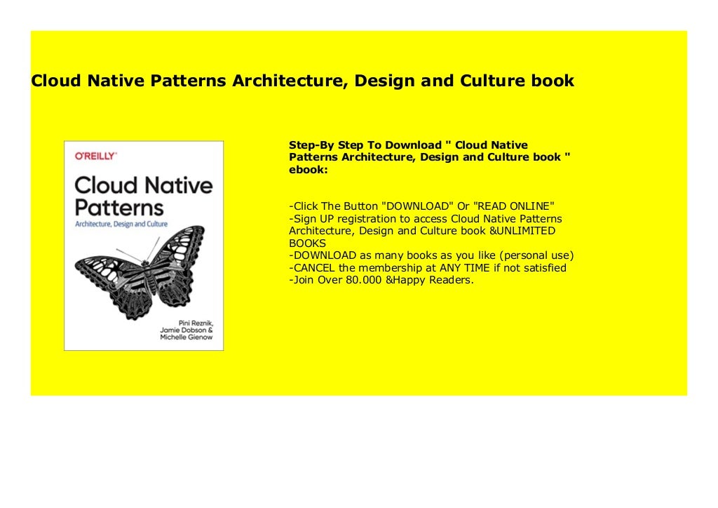 Cloud Native Patterns Architecture Design And Culture Book 747 Cloud Native Patterns Architecture Design And Culture Book 747