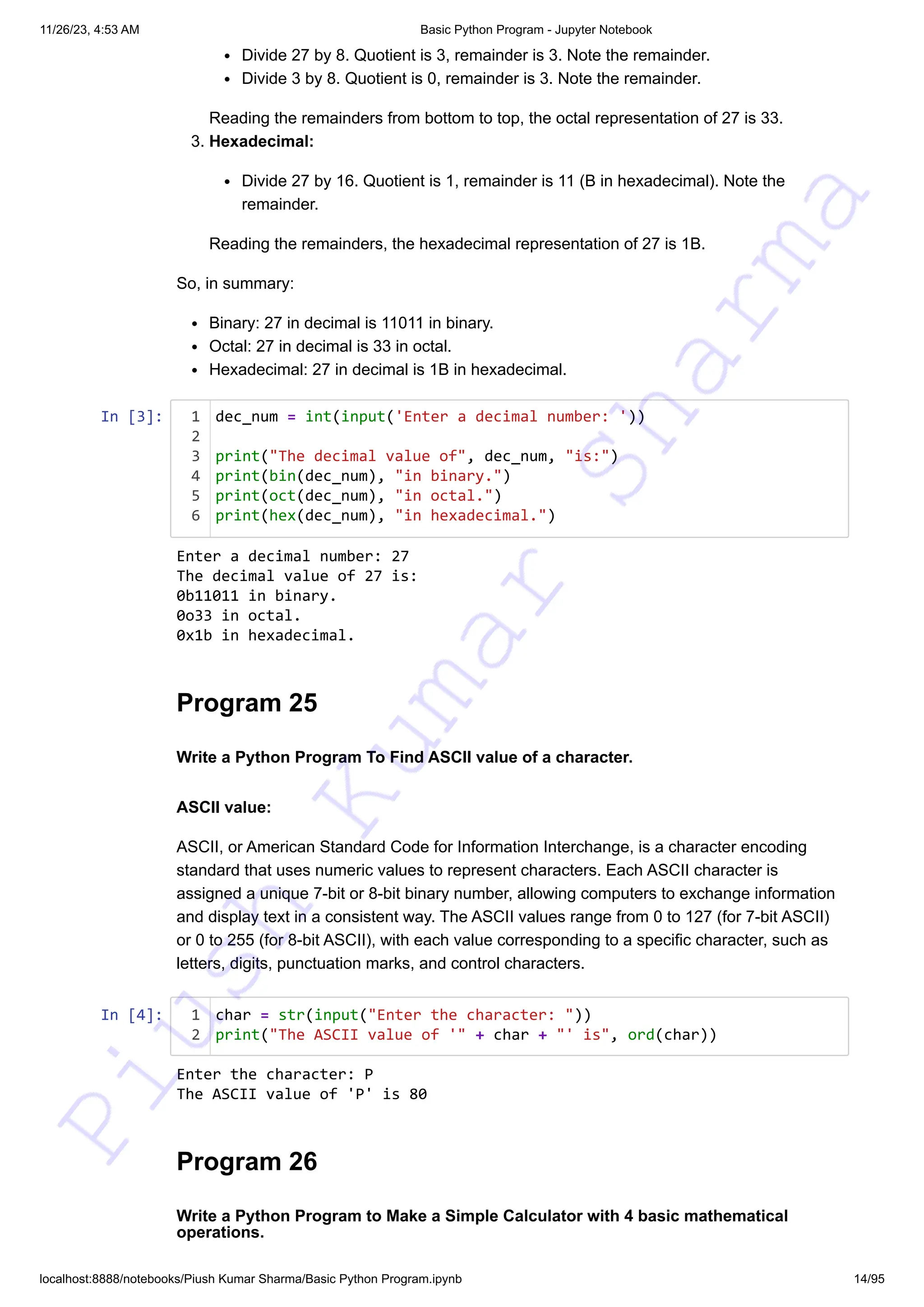 140+ Basic Python Programs This resource can assist you in preparing ...