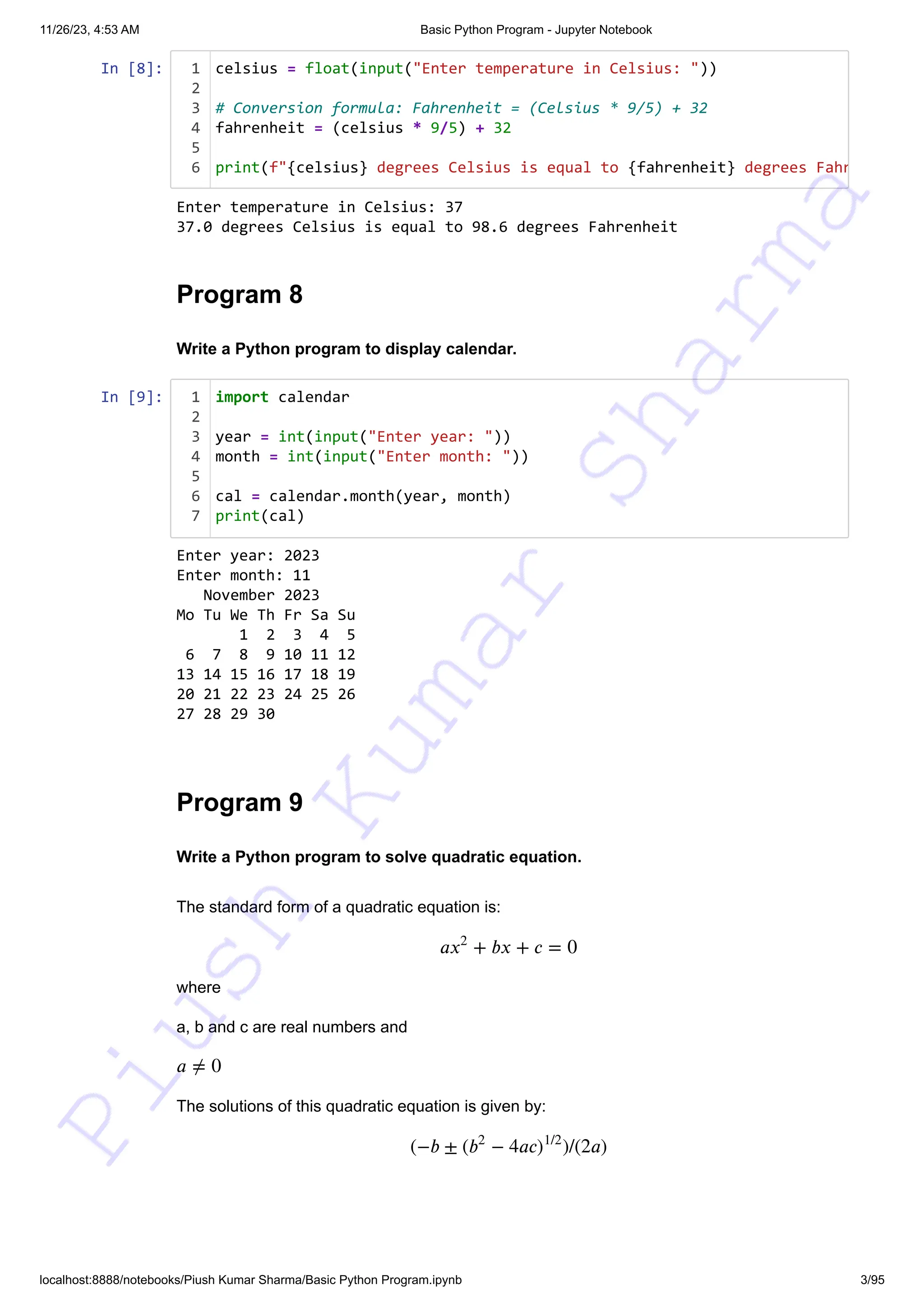 140+ Basic Python Programs This resource can assist you in preparing ...
