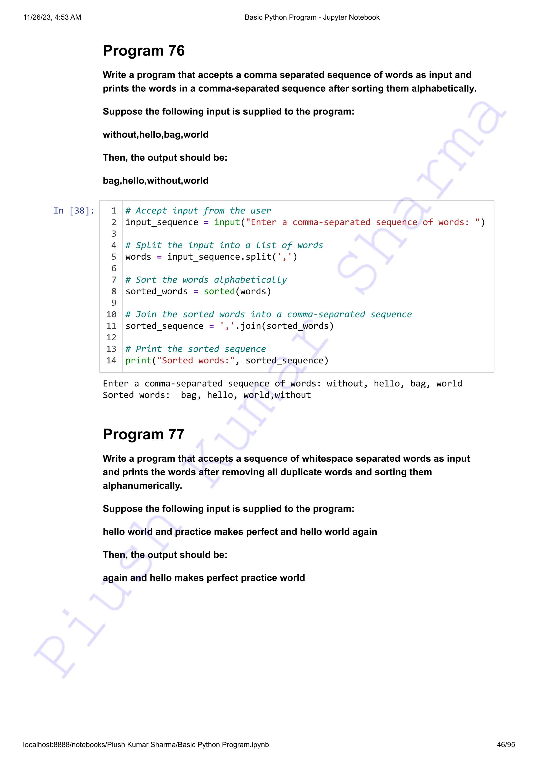 140+ Basic Python Programs This resource can assist you in preparing ...