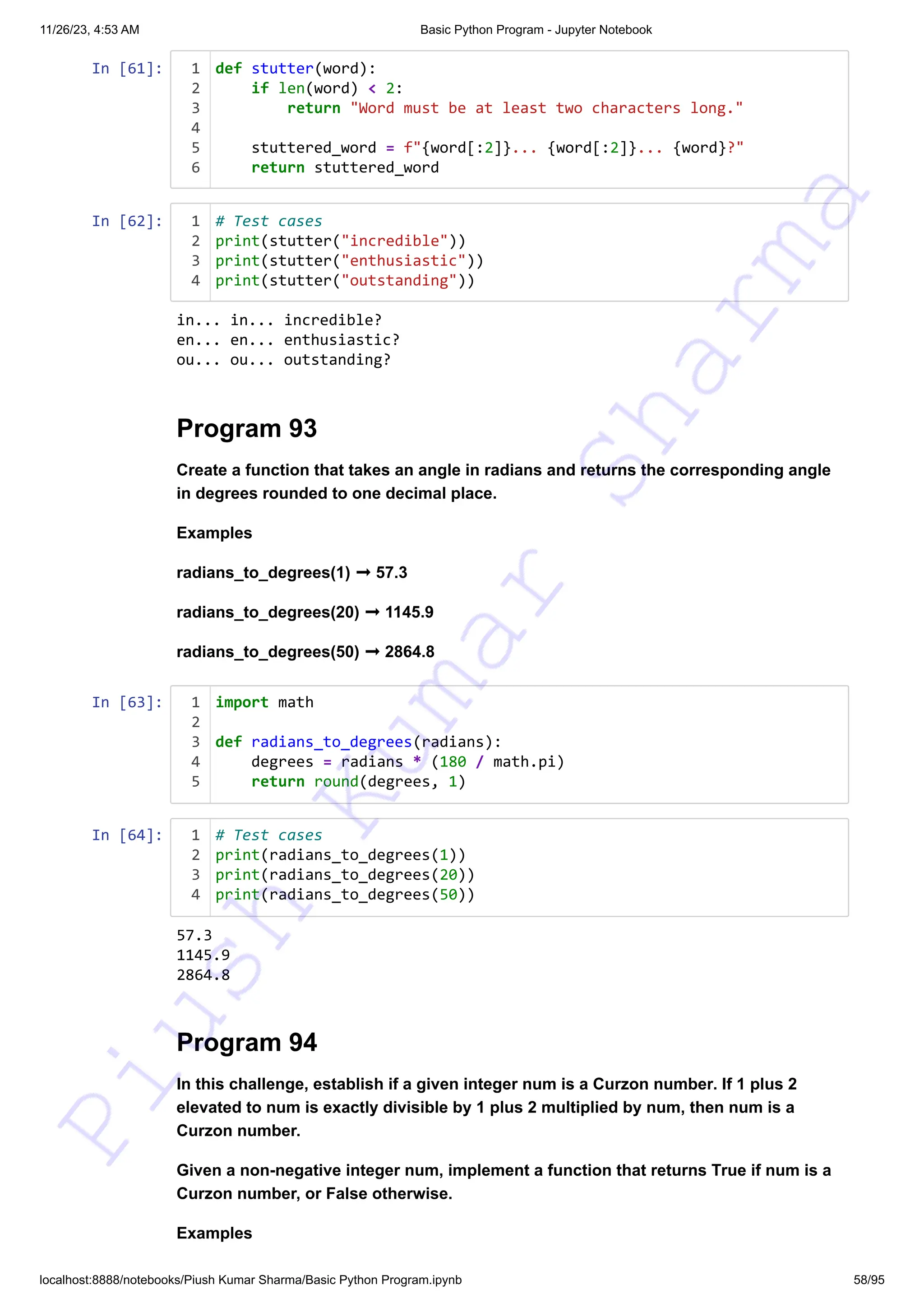 140+ Basic Python Programs This resource can assist you in preparing ...