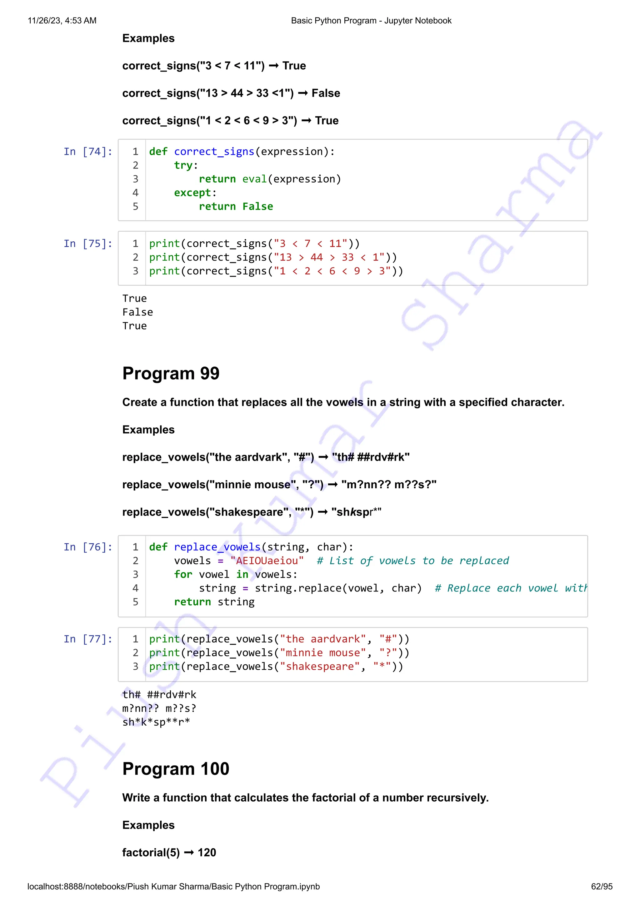 140+ Basic Python Programs This resource can assist you in preparing ...