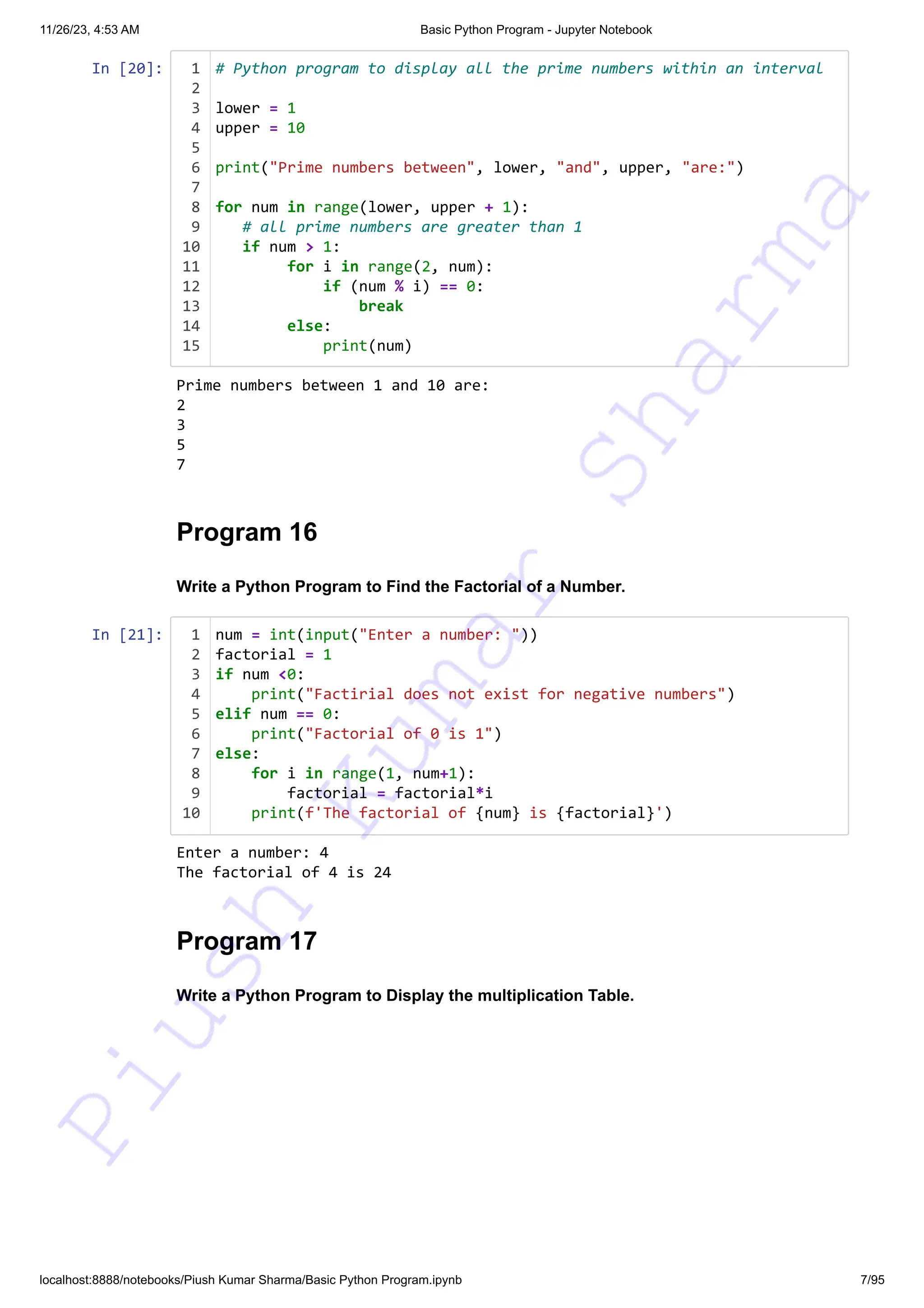 140+ Basic Python Programs This resource can assist you in preparing ...