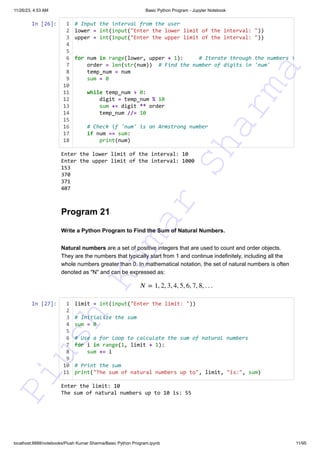 140+ Basic Python Programs This resource can assist you in preparing ...