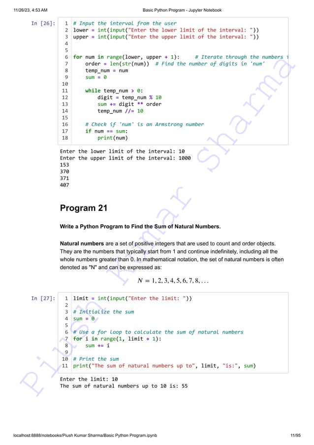 140+ Basic Python Programs This resource can assist you in preparing ...