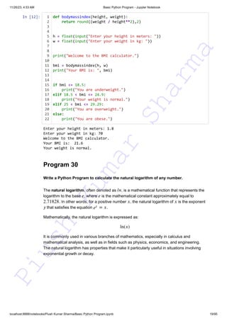 140+ Basic Python Programs This resource can assist you in preparing ...