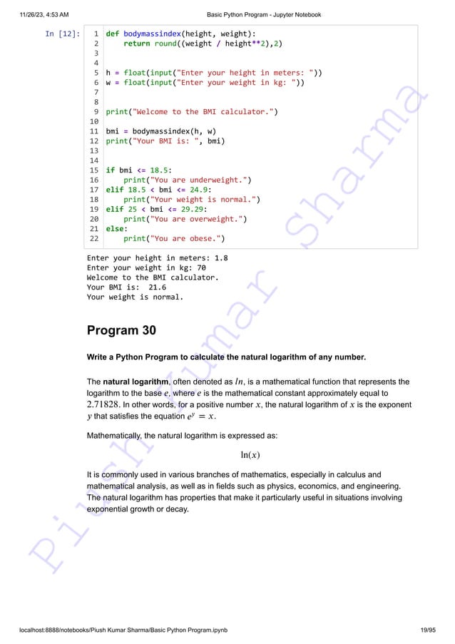 140+ Basic Python Programs This resource can assist you in preparing ...