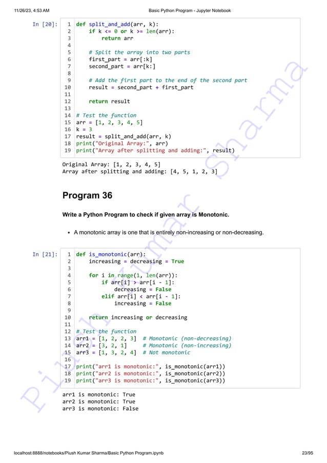 140+ Basic Python Programs This resource can assist you in preparing ...