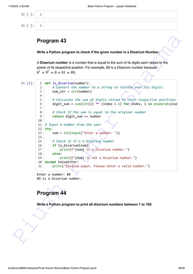 140+ Basic Python Programs This resource can assist you in preparing ...