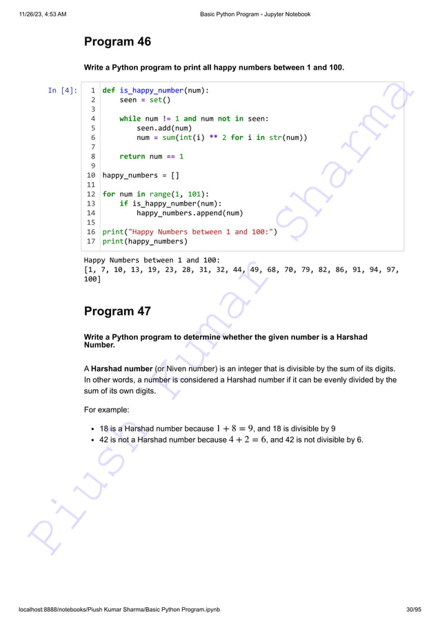 140+ Basic Python Programs This resource can assist you in preparing ...