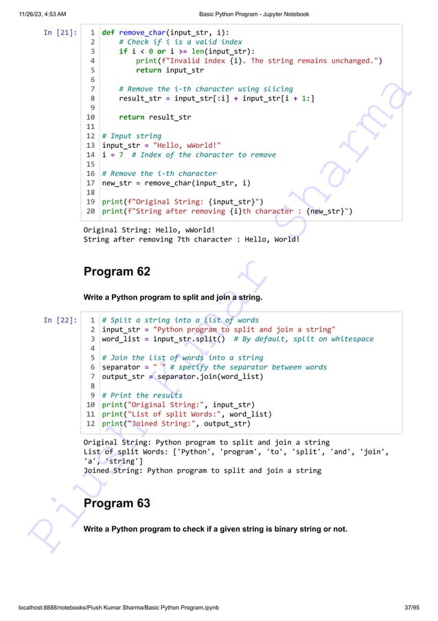 140+ Basic Python Programs This resource can assist you in preparing ...