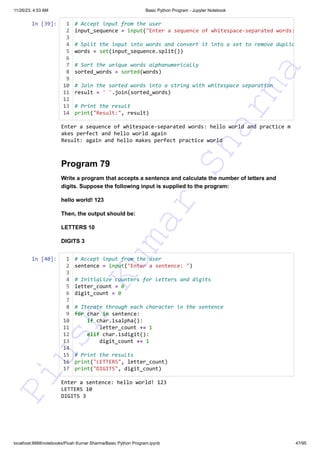 140+ Basic Python Programs This resource can assist you in preparing ...