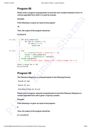 140+ Basic Python Programs This resource can assist you in preparing ...