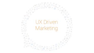 UX Driven
Marketing
 