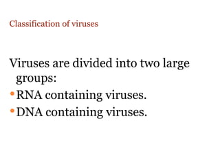 VIRUSES structure and classification and | PPTX