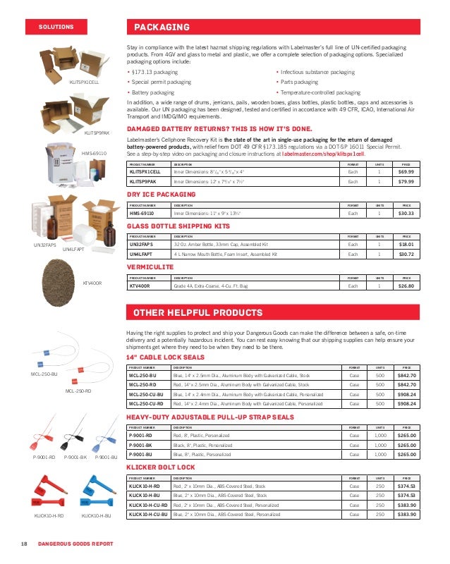 Dangerous Goods Risk Assessment Template