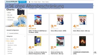 <5€ ohne Altersbeschränkung
 