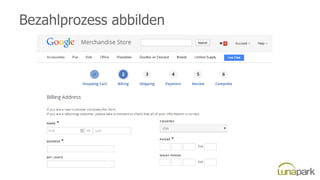 Bezahlprozess abbilden
 