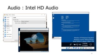 Audio : Intel HD Audio
48
 
