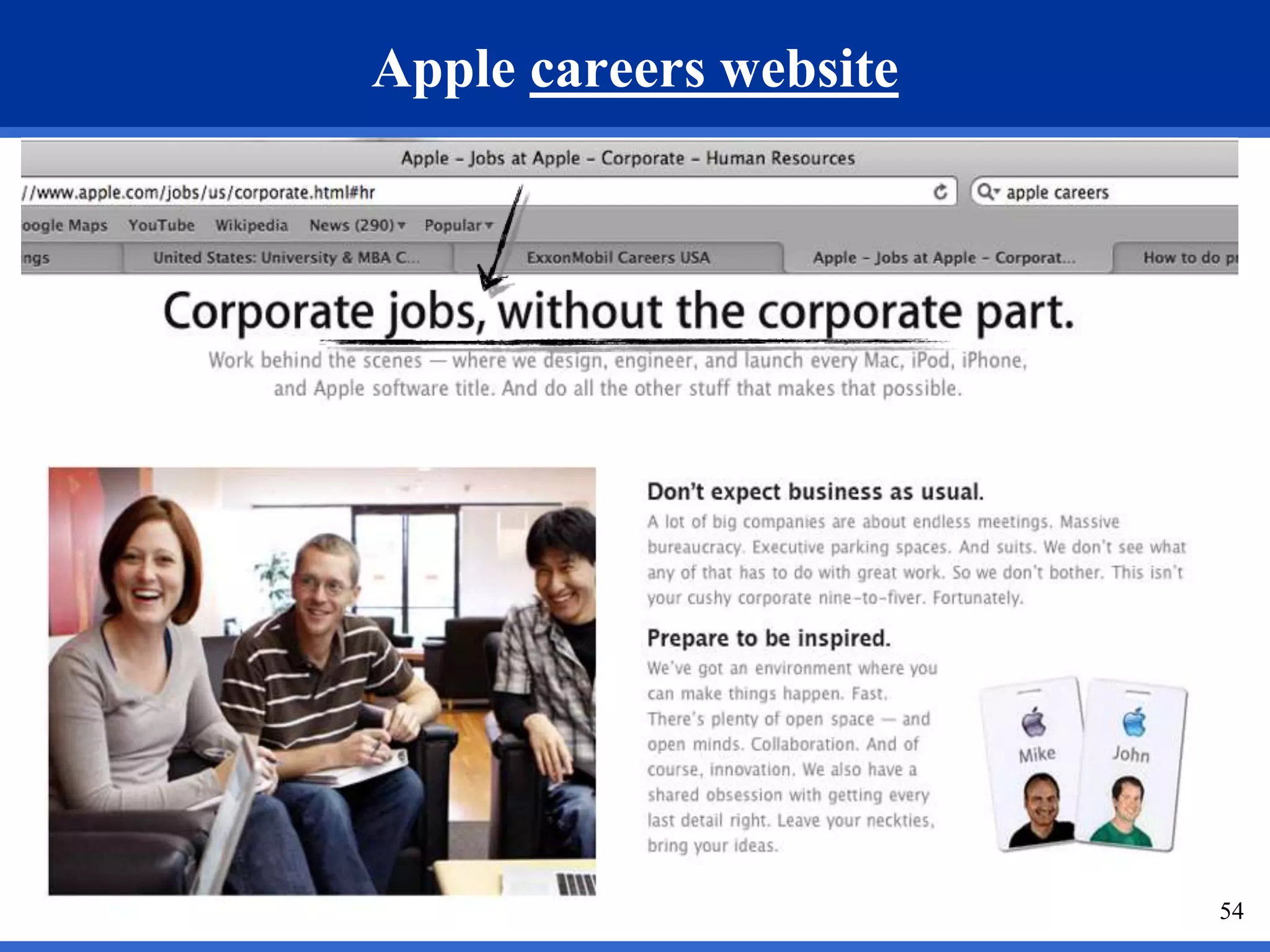 Apple careers website 
54 
 