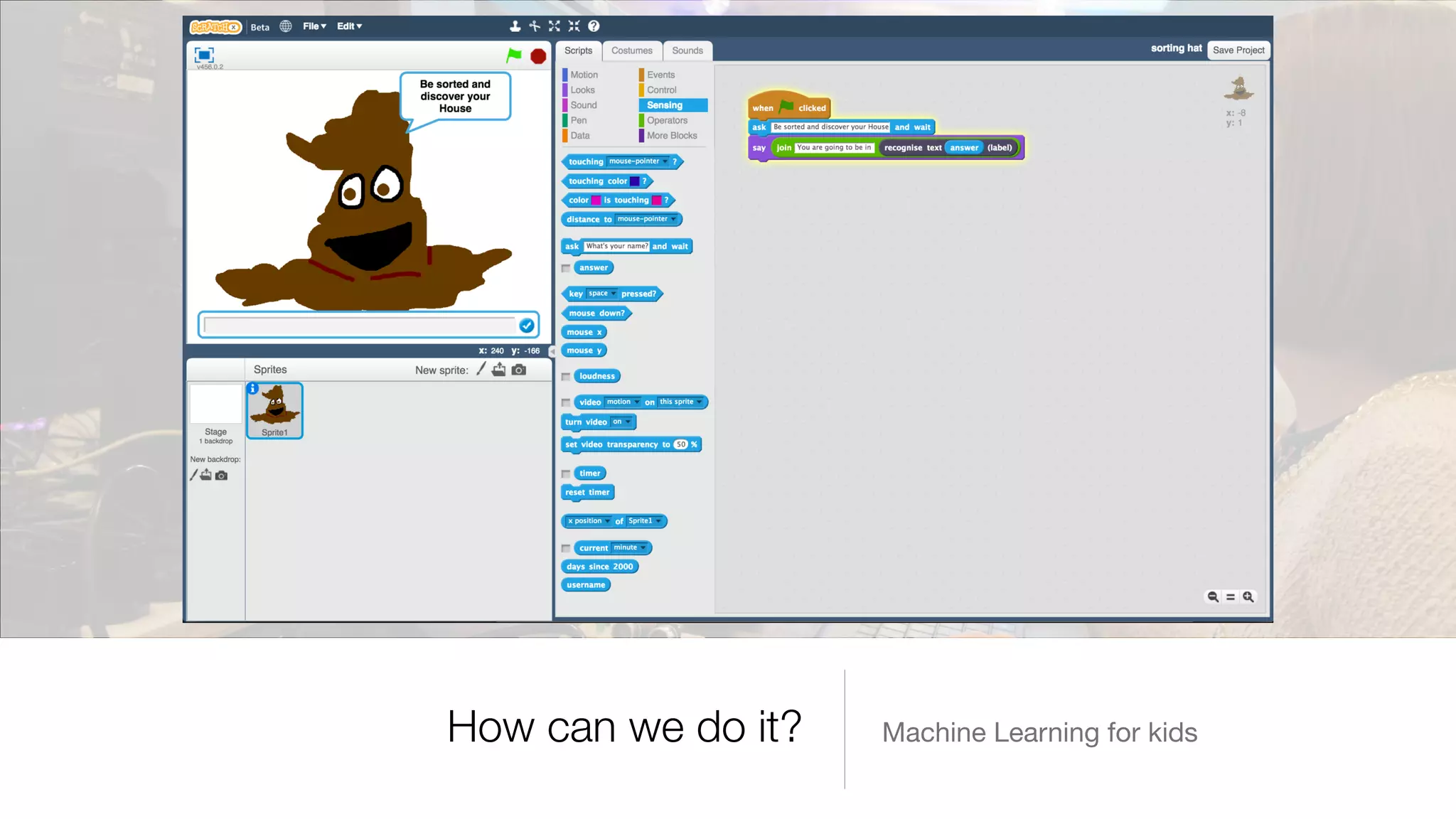 Machine Learning for kidsHow can we do it?
 