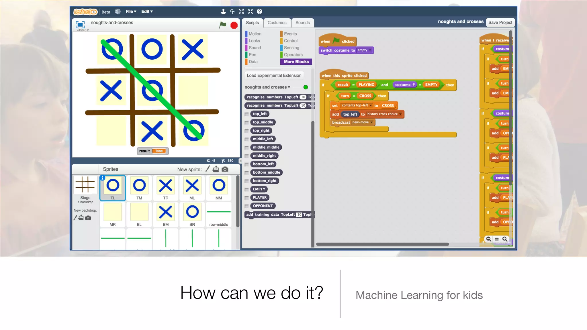 Machine Learning for kidsHow can we do it?
 
