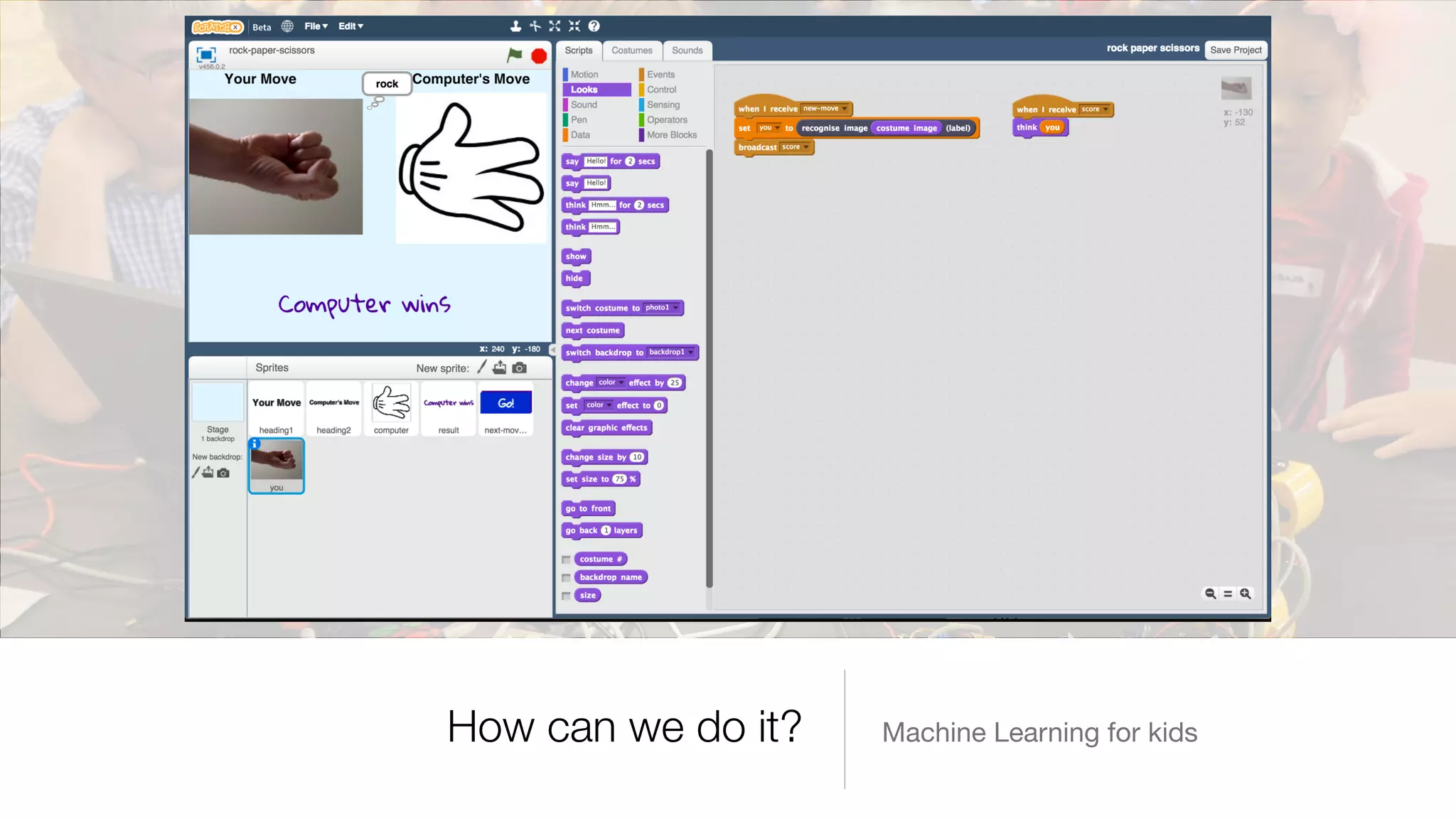 Machine Learning for kidsHow can we do it?
 