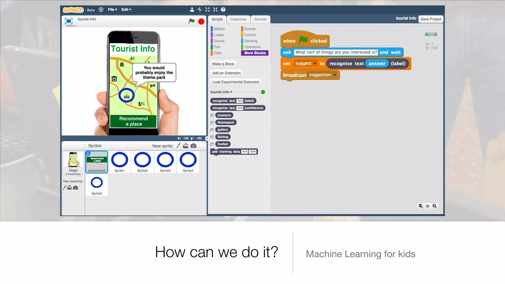 Machine Learning for kidsHow can we do it?
 