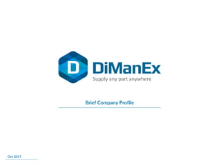 1www.dimanex.com
Supply any part anywhere
Brief Company Profile
Oct 2017
 