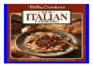 Betty Crocker39s New Italian Cooking book 938