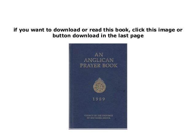 An anglican prayer book 1989 pdf online