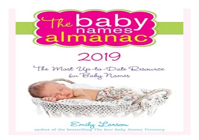 the 2019 baby names almanac