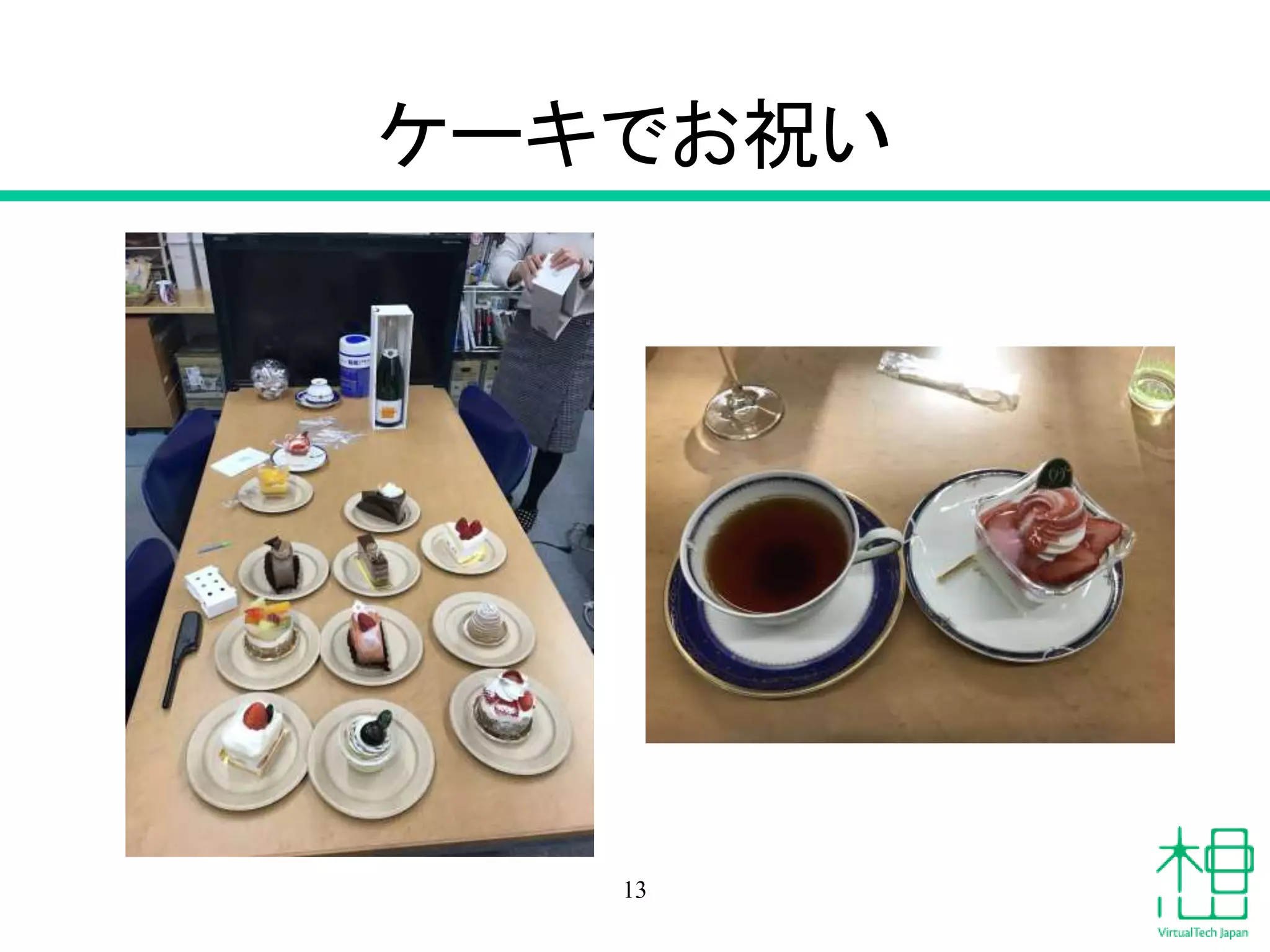 ケーキでお祝い
13
 