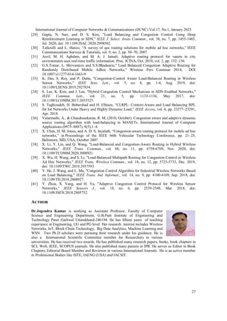 Enhancing Congestion Control using a Load-Balanced Routing Algorithm ...