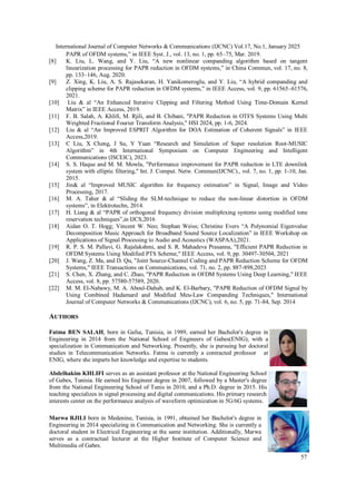 Enhanced Papr Reduction in OFDM Systems using Adaptive Clipping with ...