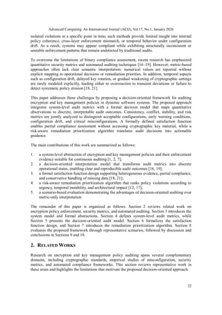 DECISION-ORIENTED AUDITING OF ENCRYPTION AND KEY MANAGEMENT POLICIES ...