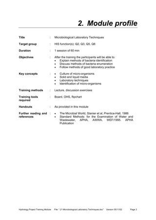 21 Microbiological Laboratory Techniques | PDF