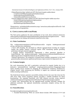ANSWER SET PROGRAMMING IN SOLVING IRREGULAR SUDOKU PUZZLES | PDF