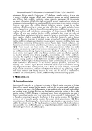 MULTIMODAL SENSOR FUSION FOR AUTONOMOUS DRIVING USING LARGE-SCALE ...