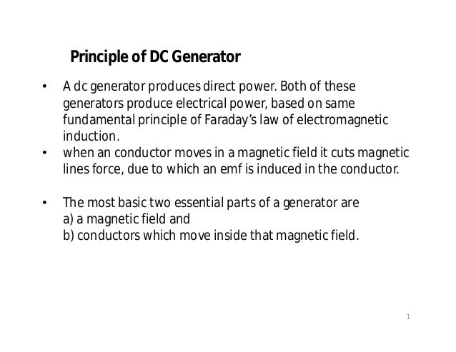 Dc Generator Ece