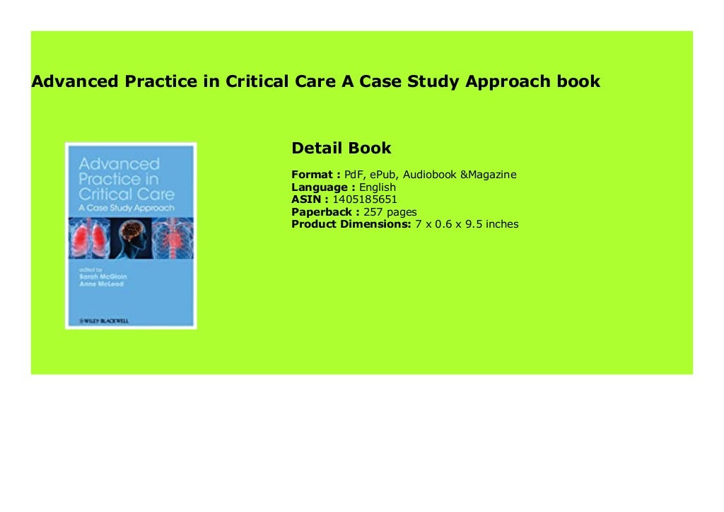 Advanced Practice In Critical Care A Case Study Approach Book 653